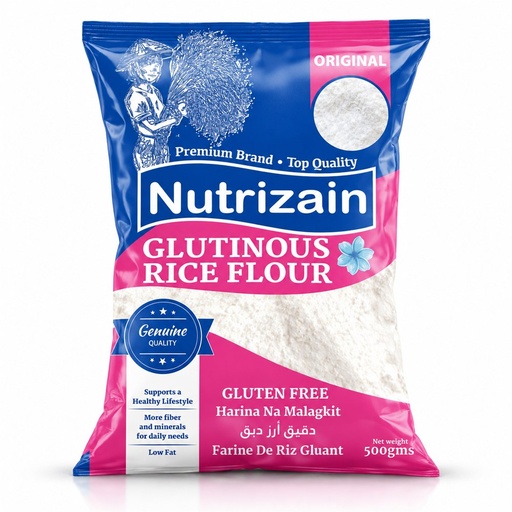 [NR-4] Nutrizain Glutinous Rice Flour (24x500g)