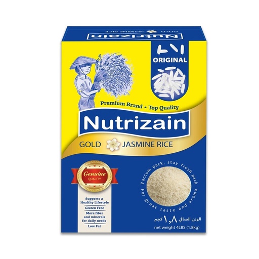 [NR-6] Nutrizain Jasmine Rice Gold (6x4Lb)1.8kg