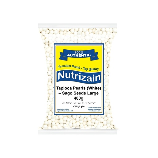 [NUT-30] Nutrizain Tapioca Pearl (White) Big(20x400gm)