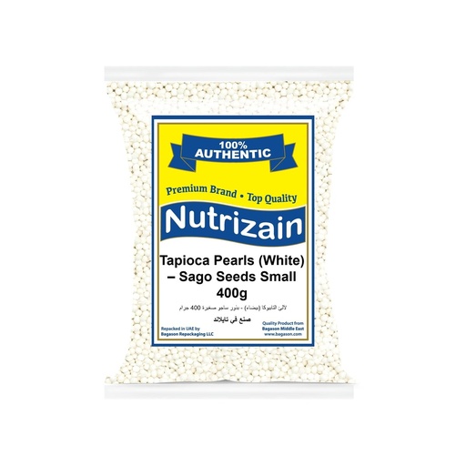 [NUT-31] Nutrizain Tapioca Pearl (White) Small(20x400gm)