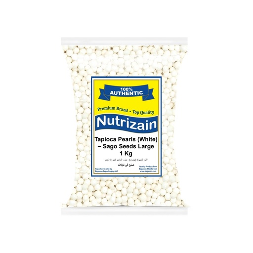 [NUT-34] Nutrizain Tapioca Pearl Sago Large (12x1kg)
