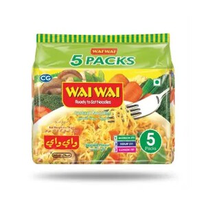 [WW-7] Wai Wai Veg Flav Noodles (12x5x75gm)