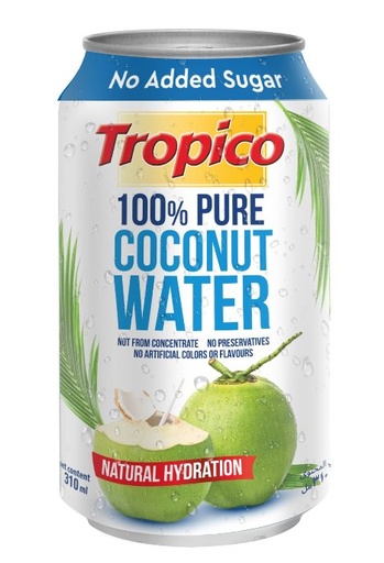 [TR-07] Tropico 100% Coconut Water (24x310ml)
