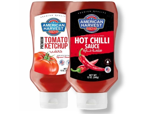 [OP-142] AH Chilli Sauce + Tomato Ketchup 2x340 gms