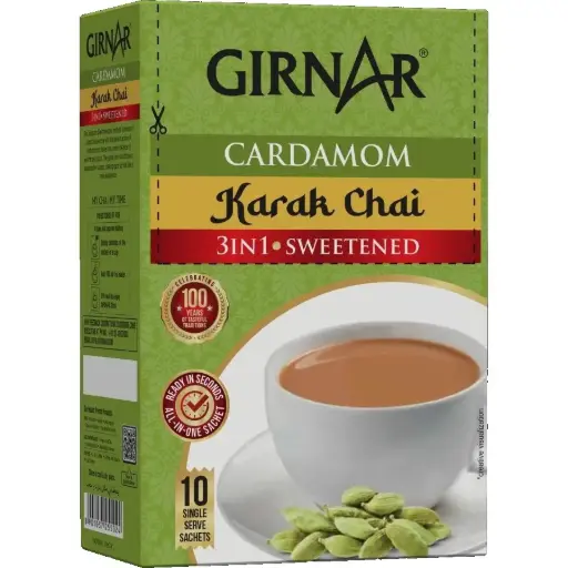 [GIR-06] Girnar Cardamom Premix 3in1 (10 Sachets)(140gx36)