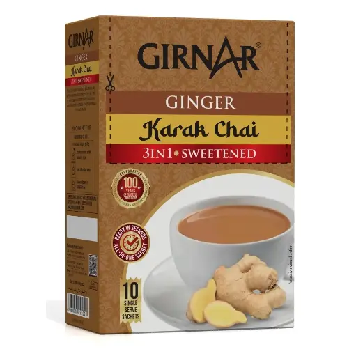 [GIR-07] Girnar Ginger Premix 3in1 (10 Sachets) (140gx36)