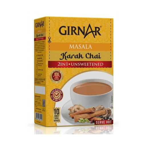 [GIR-05] Girnar Masala 2in1 Premix Tea (10 Sachets)(80gx36)