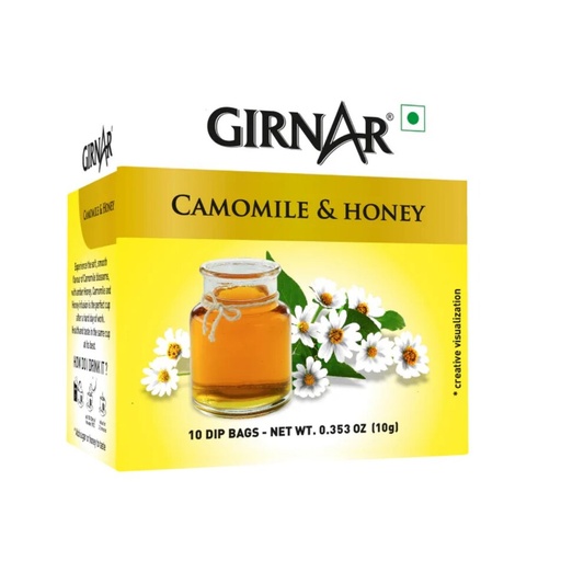 [GIR-21] Girnar Camomile Tea Honey Infusion(10 TeaBags)(24x10g)