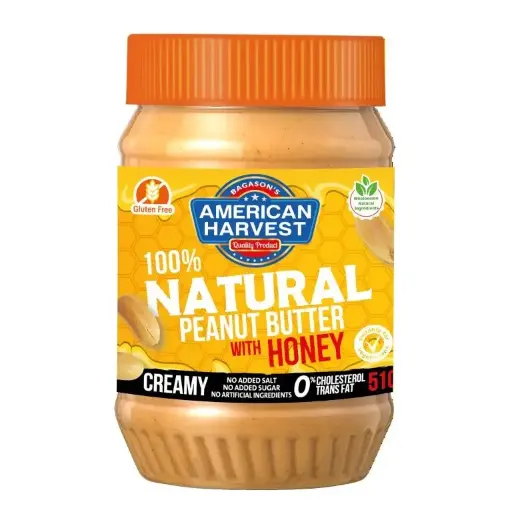 [AH-188] AH Peanut Butter Creamy All Natural w/Honey (12x510g)