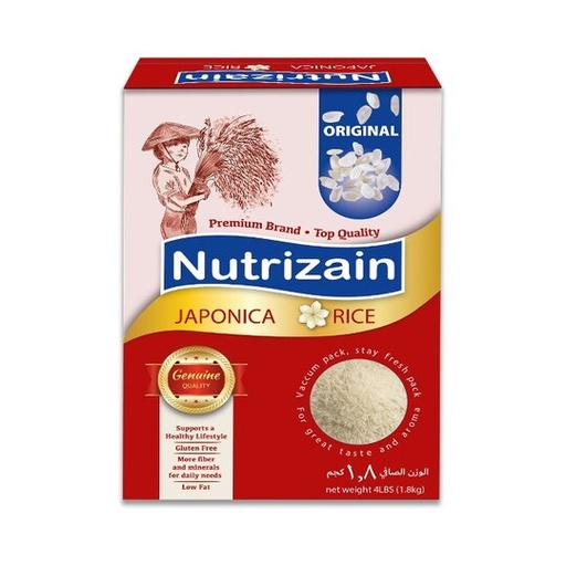 [NR-19] Nutrizain Japonica Rice (6x4lb) 1.8kg