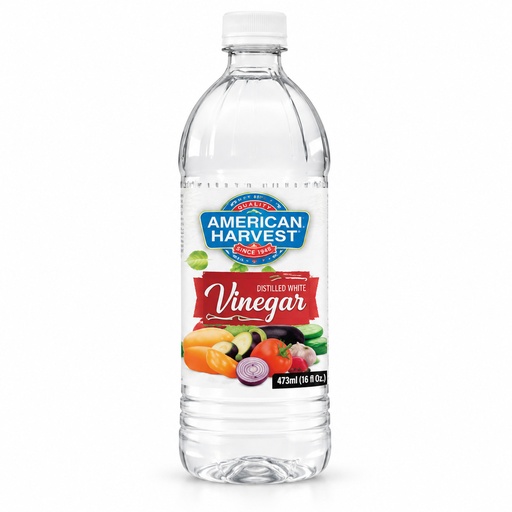 [AH-197] AH White Vinegar 16oz (24x473ml)