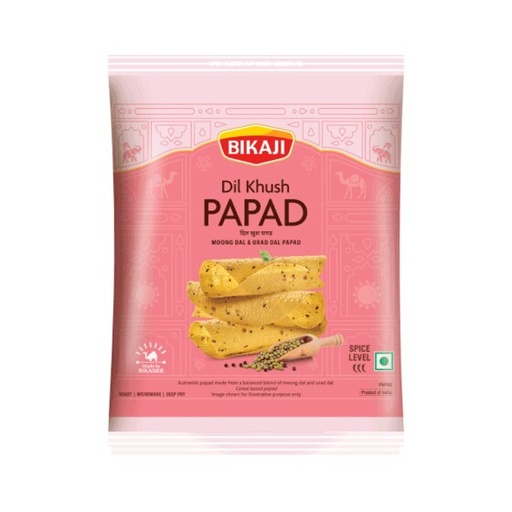 [BIK-33] Bikaji Papad Dil-Khush (60x250G)