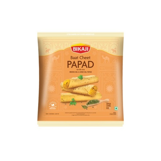 [BIK-34] Bikaji Papad Baat-Cheet (60x250G)