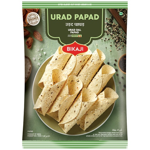 [BIK-35] Bikaji Papad Urad (60x250G)