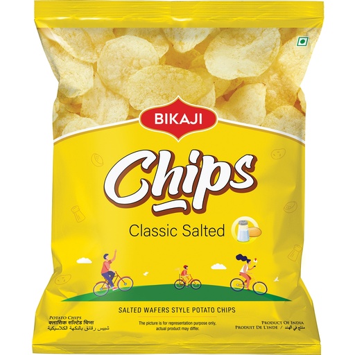 [BIK-40] Bikaji Potato Chips Classic Salted (90x40G)