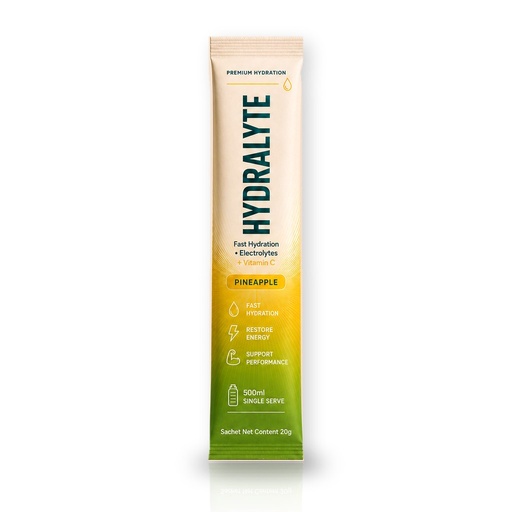 [HYD-34] Hydralyte Electrolyte Powder Pineapple (8x25x20g)