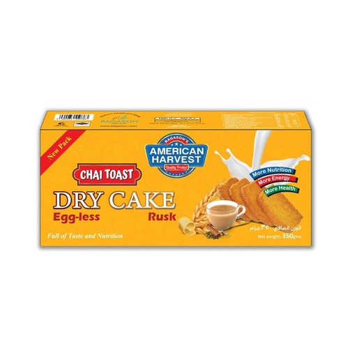 [AH-191] AH Premium Eggless Dry Cake Rusk (12x300g)