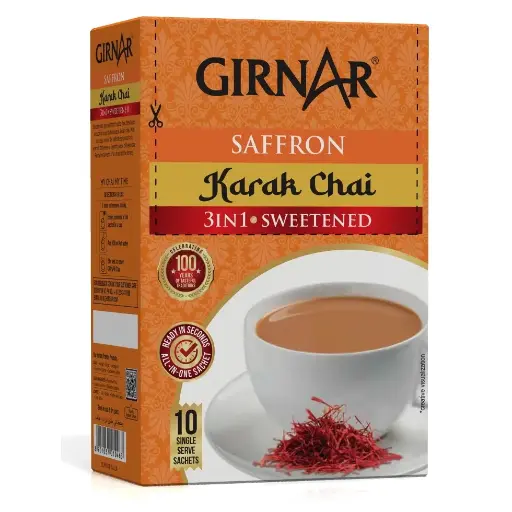 [GIR-31] Girnar Saffron Premix 3in1 (10 Sachets)(140gx36)