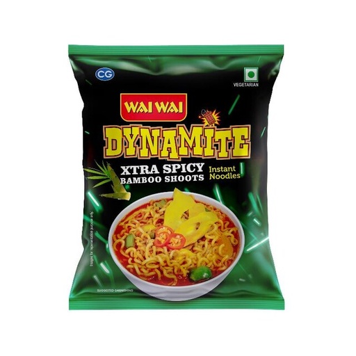[WW-19] Wai Wai Dynamite Veg Noodles - Extra Spicy (10x100g)