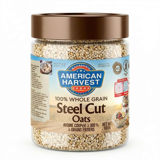 [AH-203] AH Steel Cut Oats (24x600g) Jar