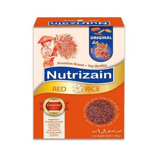 [NR-22] Nutrizain Red Rice (6x4lb)1.8kg