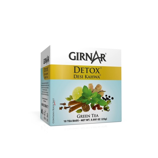 [GIR-32] Girnar Detox Kahwa Green tea (5 TeaBags) (170x12.5g)