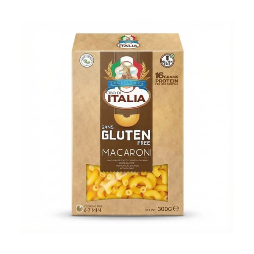 [CIB-009] Cibo Di Italia Pasta Macaroni - Gluten Free (12x300g)
