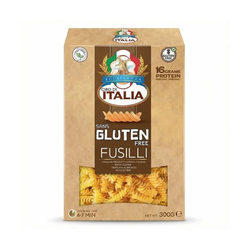 [CIB-010] Cibo Di Italia Pasta Fusilli - Gluten Free (12x300g)