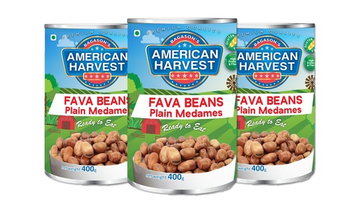 [OP-216] AH PROMO Fava Beans (Foul Medammas Plain)(3x400g)