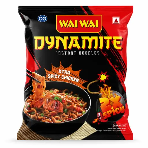 [WW-23] Wai Wai Dynamite Noodles - Xtra Spicy Chicken (12x10x100g)