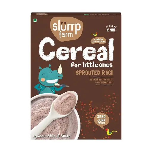 [SLF-19] Slurrp Farm Sprouted Ragi Powder Cereal (20x250 gms)