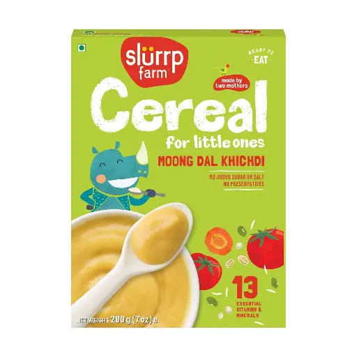 [SLF-26] Slurrp Farm Cereal for Little ones: Moong Dal Khichdi (20x200g)