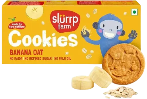 [SLF-32] Slurrp Farm Cookies: Banana Oat (54x88g)