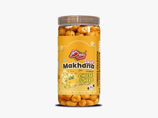 [DT-10] Desi Treat Cheese And Herb Makhana (20x75g)
